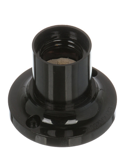 Патрон Е27, потолочный, UNIVersal, карболит, 4А, 250В, индивидуальная упаковка