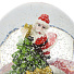 Фигурка декоративная Снежный шар, 8 см, свет, LED, батарейки 3ААА, XM14-59 - фото 3