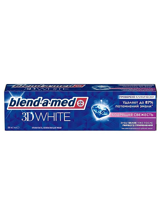 Зубная паста Blend-a-med, 3D White Бодрящая свежесть, 100 мл