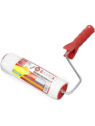 Валик малярный, Bartex, велюр, 200 мм, с бюгелем, 0220 РФ