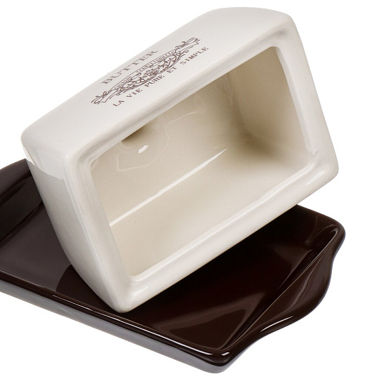 Масленка доломит, крышка доломит, Daniks, Кафе, HC6005-N2