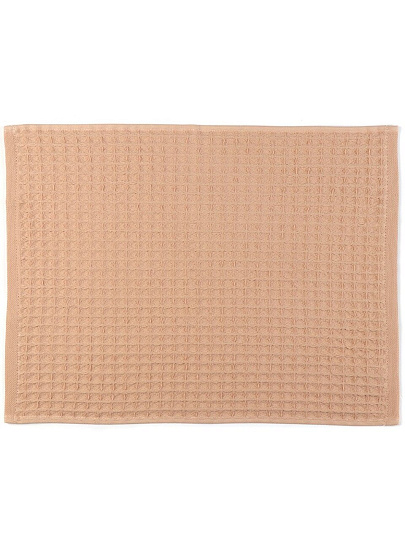 Набор полотенец кухонных 2 шт, 40х50 см, вафельный, 100% хлопок, 300 г/м2, Silvano, Лея, коричневый, Узбекистан