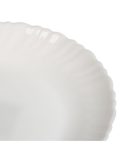 Тарелка десертная, стеклокерамика, 19 см, круглая, Опал, LHP75