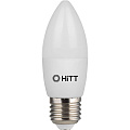 Лампа светодиодная E27, 13 Вт, 230 В, свеча, 3000 К, теплый белый свет, HiTT, HiTT-PL-C35, C35, 1010040