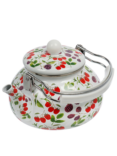 Чайник сталь, эмалированное покрытие, 2.5 л, Daniks, Ягоды, индукция