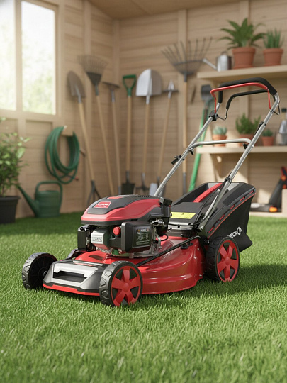 Газонокосилка бензиновая, Интерскол, 50.8 см, 60 л, 25-75 мм, 2900 Вт, 3000 об/мин, ГБ-51/170СБ