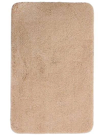 Набор ковриков 3 шт, 0.5х0.8, 0.5х0.4, 0.4х0.45 м, полиэстер, молочный, Silvano, Мона, Y4-11496, без рисунка