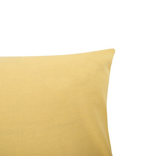 Наволочка 50*70 "Этель", Жёлтый, бязь, 125 г/м², 100% хлопок, 4733626