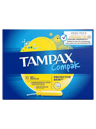 Тампоны Tampax, Compak Regular Duo, 16 шт