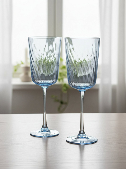 Бокал для вина, 420 мл, стекло, 2 шт, Regent Inox, Linea ASTI, 81-203