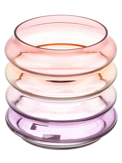 Ваза стекло, настольная, 18х20 см, Evis, Лампион, 2737