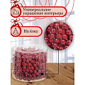 Бусы новогодние пластик, 0.8х500 см, круглые, красные, SY18ZL-81 R - фото 3