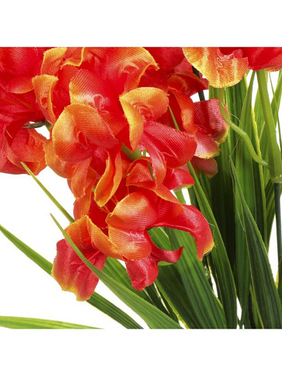 Цветок искусственный пасхальный, Ирис сибирский, 7 веток, 45 см, в ассортименте, F49-124