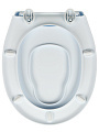 Сиденье для унитаза пластик, Океан Lux, с детской накладкой, белое, ЕК-407D-01 - фото 5