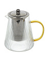 Чайник заварочный стекло, металл, 0.95 л, с ситечком, B050186 - фото 5