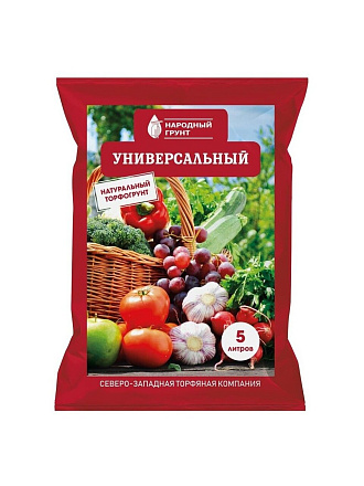 Грунт Народный, универсальный, 5 л, СЗТК