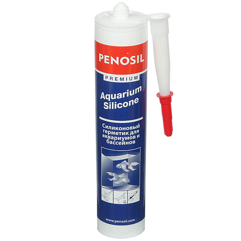 Герметик силиконовый, для аквариумов, Penosil, AQ, Н1243, 310 мл, прозрачный