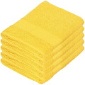 Полотенце банное 50х90 см, 100% хлопок, 375 г/м2, жаккардовый бордюр, Вышневолоцкий текстиль, желтое, 401, Россия, К1-5090.120.375