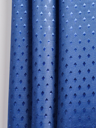 Штора для ванн 180х180 см, ПЭ, Синий ультрамарин однотонная, с кольцами, Y4-11142