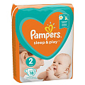 Подгузники детские Pampers, Sleep &amp;amp; Play Mini, р. 2, 4 - 9 кг, 18 шт, унисекс - фото 3