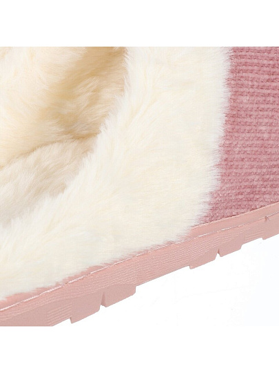 Тапки для женщин, розовые, р. 40-41, закрытые, трикотаж, A210051