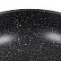 Сковорода алюминий, 30 см, антипригарное покрытие, Daniks, Олимп Гранит, черная, WOK309-BLM-IND, индукция - фото 5