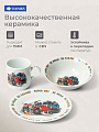 Набор посуды керамика, 3 шт, Пожарная машина, тарелка 18 см, салатник 15 см, кружка 230 мл, Daniks - фото 3