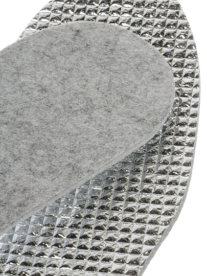 Стельки Pregrada, универсальные, зимние, войлок + фольга, размер 36-46, GL-002