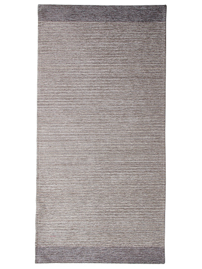 Ковер интерьерный 0.75х1.6 м, Лаос, прямоугольный, без рисунка, светло-серый, 285 X