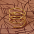 Салфетка декоративная 40х30 см, 100% полиэстер, с декоративным кольцом, в ассортименте, T2020-2667 - фото 2