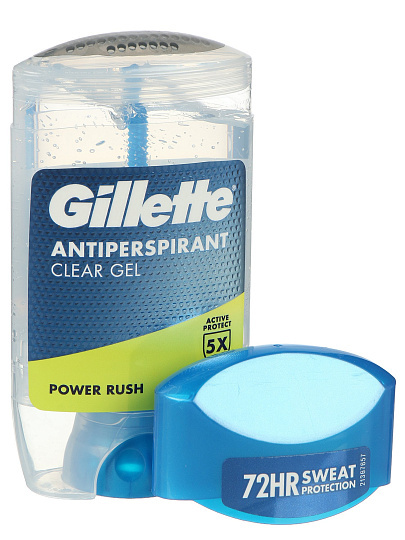 Дезодорант Gillette, Power Rush, для мужчин, гель, 70 мл
