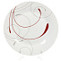 Сервиз столовый керамика, 16 предметов, на 4 персоны, Стиль, YF2104, бело-красный - фото 4