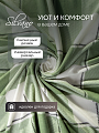 Плед 1.5-спальный, 130х170 см, флис, 100% полиэстер, Silvano, Клетка, зеленая клетка - фото 4
