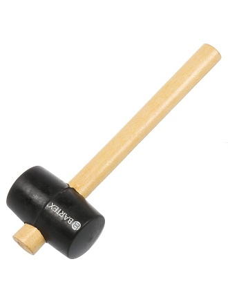 Киянка 340 г, резина, рукоятка дерево, Bartex, Евро, 162876