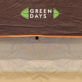 Палатка 3-местная, 210х210х140 см, 2 слоя, 1 комн, с москитной сеткой, Green Days, GJH-138 А - фото 4