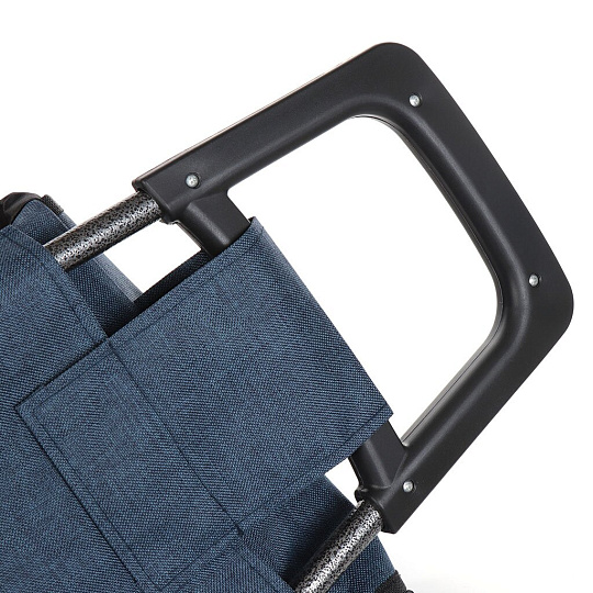 Тележка хозяйственная 36х29х98 см, полиэстер, пластик, металл, 30 кг, с сумкой, складная, Y6-1842