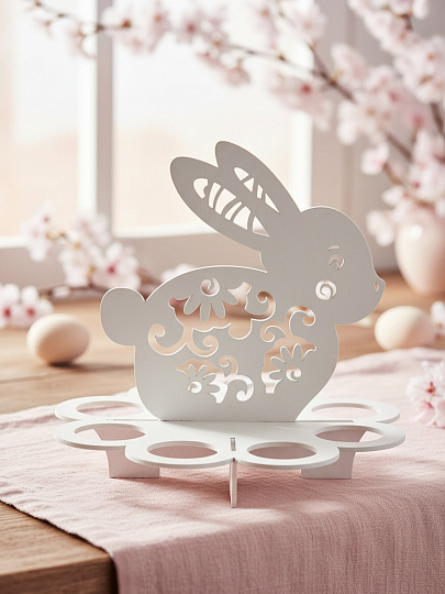 Подставка для пасхальных яиц, фанера, фигурная, 20х19х19 см, Evis, 28 2895 0002