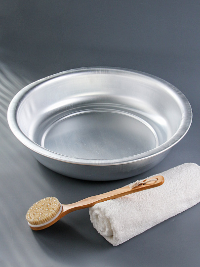 Таз алюминий, 32 л, круглый, Scovo, MT-052