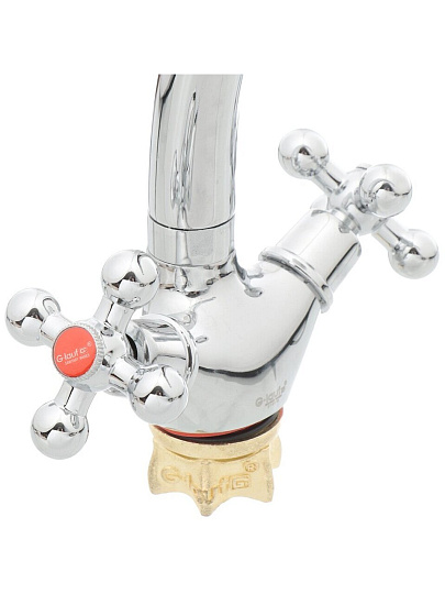 Смеситель для кухни, G.lauf, с кран-буксой, хром, QTZ4-B856