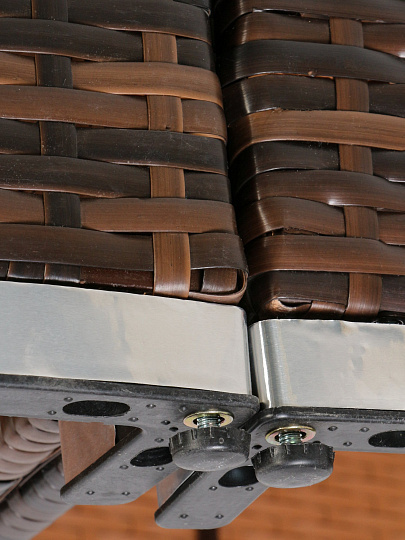 Мебель садовая стол, 65х65х38 см, 2 кресла, 1 диван, 75х75х63 см, C010241