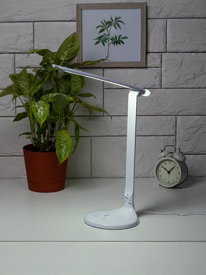 Светильник настольный 10 Вт, белый, Эра, NLED-482-10W-W, 30х180, Б0041086