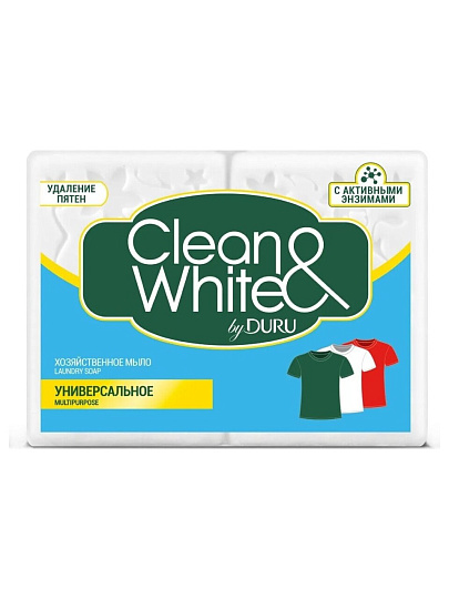 Мыло хозяйственное Duru, Clean&amp;White, 2 шт, 120 г