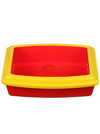 Туалет-лоток для кошек с бортиком, глубокий, в ассортименте, Вака