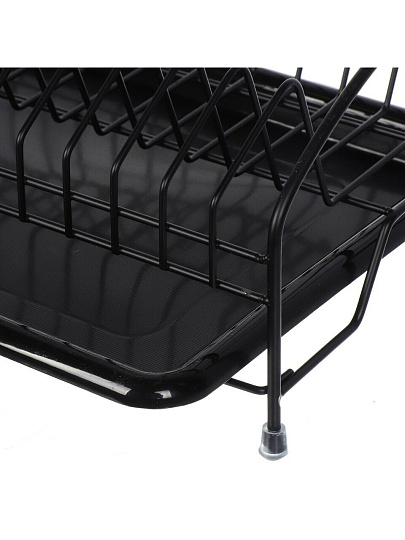 Сушилка для посуды металл, с поддоном, 43х13.5х23 см, B080002