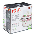 Кастрюля эмалированная сталь, 5 л, крышка сталь, Vetta, Розанна, 894-451, индукция - фото 4