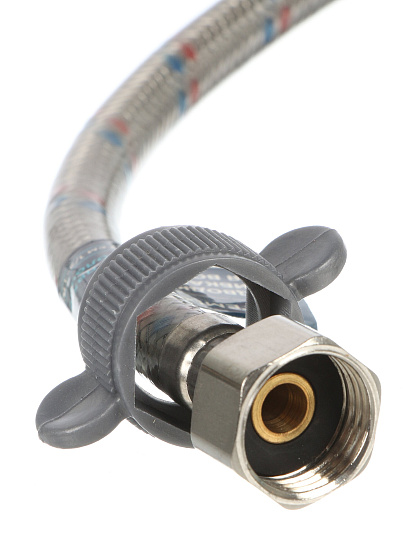 Подводка для воды 1/2"х0.3 м, г-ш, сталь, полимер, Stemix