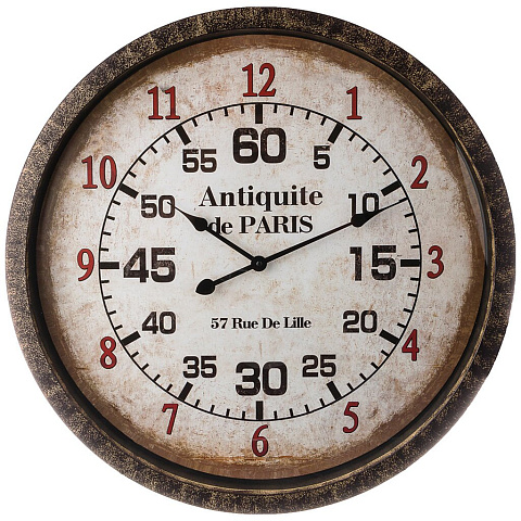 Часы настенные кварцевые antiquite de paris диаметр: 67 см , 220-395