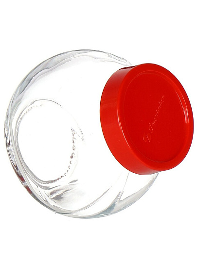 Банка для сыпучих продуктов, стекло, 0.2 л, с крышкой, Pasabahce, Белла, 80386SLB