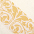 Полотенце банное, 50х90 см, Cleanelly Золотая листва, 420 г/кв.м, молочное - фото 2