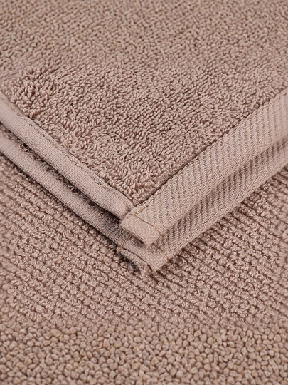 Полотенце банное 70х140 см, 100% хлопок, 470 г/м2, Амур, Silvano, бежевое, Узбекистан